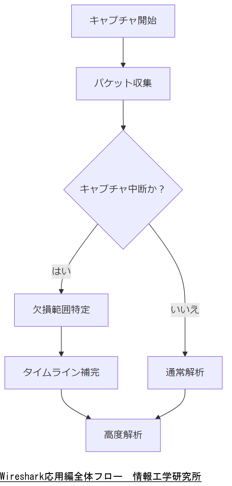 ALT: Wireshark応用編全体フロー
