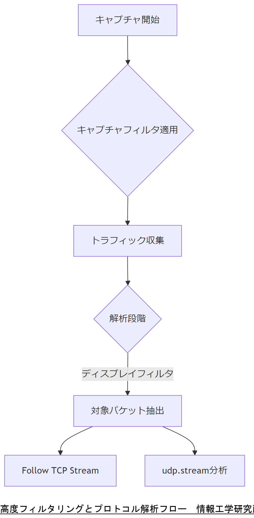 ALT: 高度フィルタリングとプロトコル解析フロー