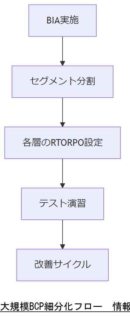 ALT: 大規模BCP細分化フロー