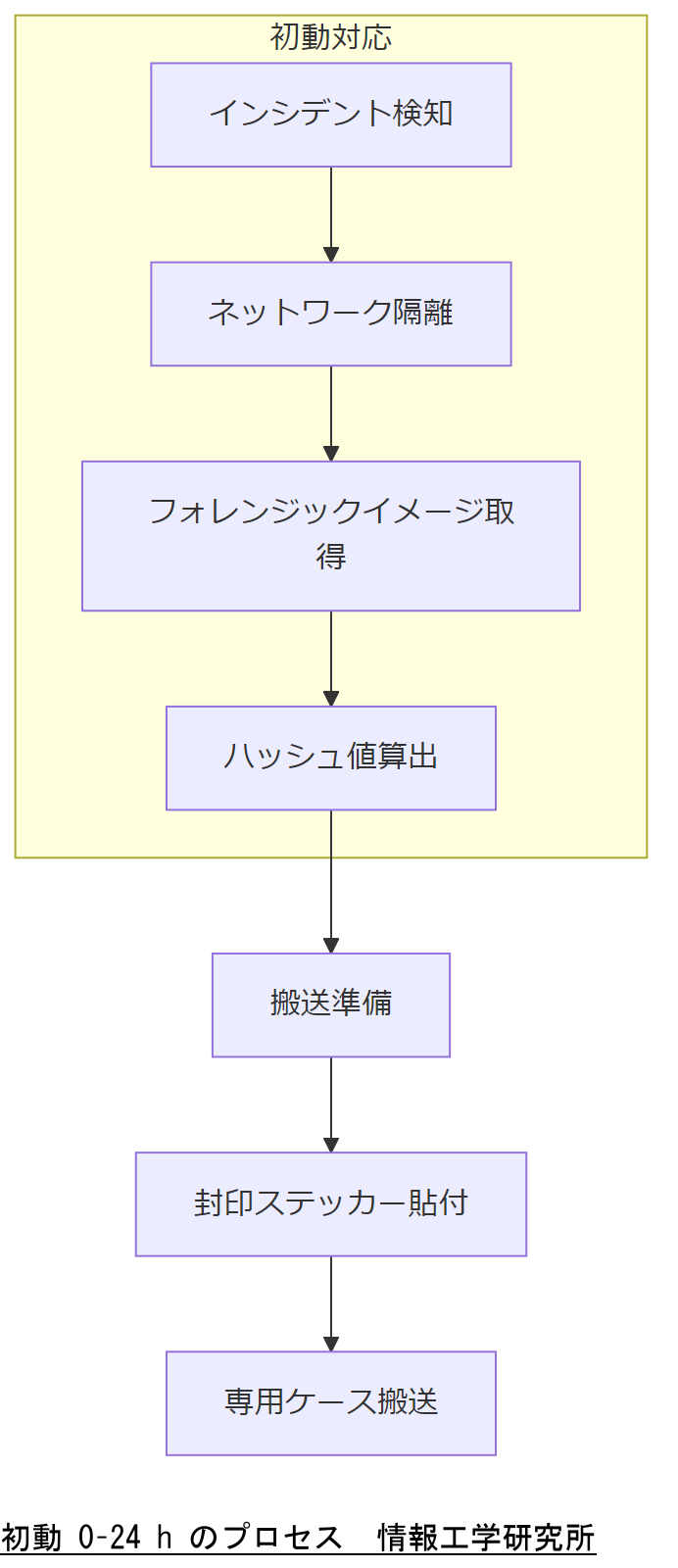 ALT: 初動 0–24 h のプロセス